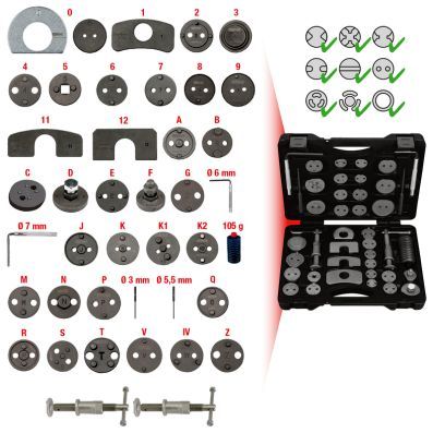 DREH-/RüCKSTELLWERKZEUGSATZ BREMSSATTELKOLBEN
