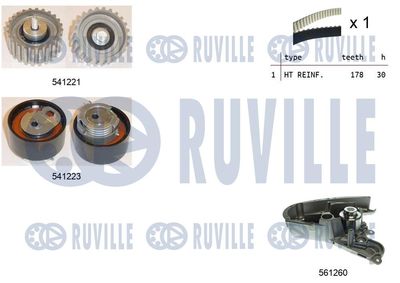 Vodní pumpa + sada ozubeného řemene RUVILLE 5501221