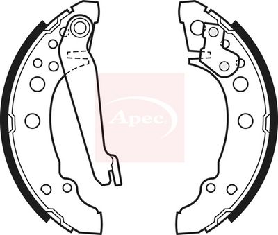 APEC Brake Shoe Set SHU300