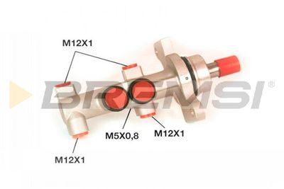 Главный тормозной цилиндр BREMSI PB0228 для CITROËN C3