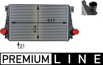LADELUFTKüHLER MAHLE CI27000P