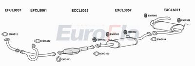 Układ wydechowy EUROFLO CLSHO353008A00