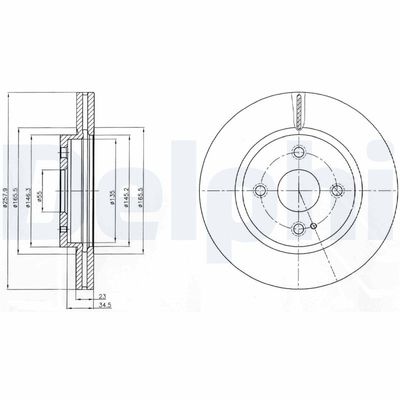 Brake Disc BG4254C