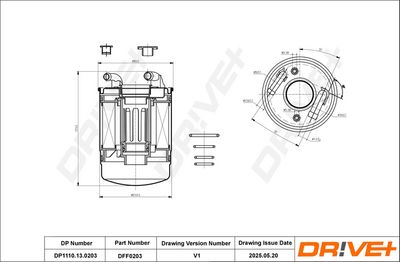 FILTRU COMBUSTIBIL DR!VE+ DP1110130203
