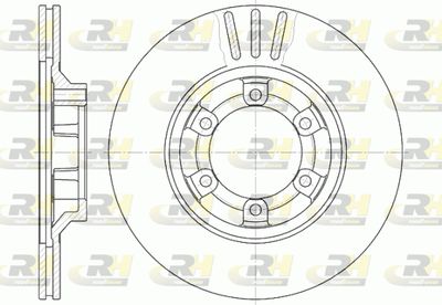 ROADHOUSE 6459.10 Тормозные диски  для MITSUBISHI PAJERO (Митсубиши Пажеро)