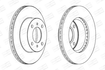 BREMSSCHEIBE CHAMPION 562011CH 1