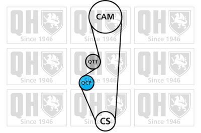 SET CUREA DE DISTRIBUTIE QUINTON HAZELL QBK353 1
