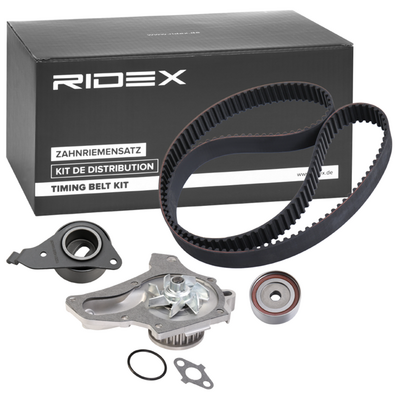 водна помпа+ к-кт ангренажен ремък RIDEX 3096W0123