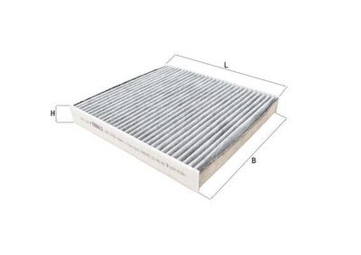 Cabinefilter met actieve kool past: TESLA MODEL S, MODEL X Electric 11.13-