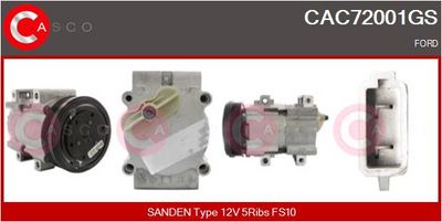 COMPRESOR CLIMATIZARE CASCO CAC72001GS