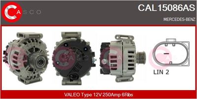 GENERATOR / ALTERNATOR CASCO CAL15086AS