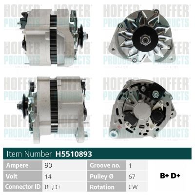 generátor HOFFER H5510893