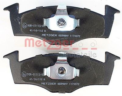SET PLACUTE FRANA FRANA DISC METZGER AUTOTEILE 1170072 2