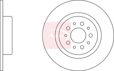 APEC Brake Disc DSK2335