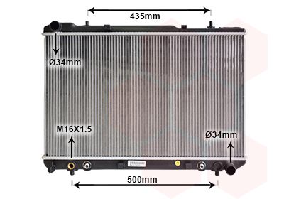 VAN WEZEL 81002025 Крышка радиатора  для SSANGYONG MUSSO (Сан-янг Муссо)