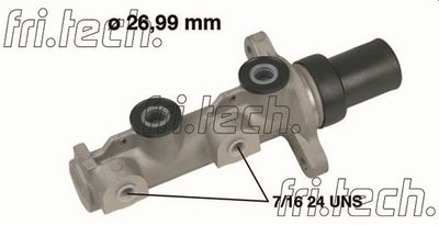 Главный тормозной цилиндр fri.tech. PF809 для CHRYSLER VOYAGER