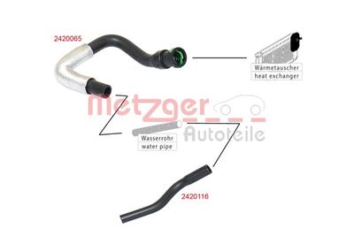 FURTUN RADIATOR METZGER AUTOTEILE 2420116 1