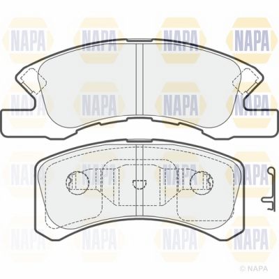 Brake Pad Set NAPA PBP7371