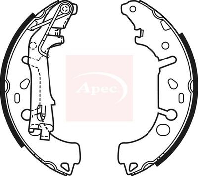 APEC Brake Shoe Set SHU698
