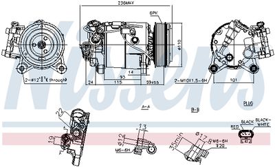 NISSENS Compressor, airconditioning ** FIRST FIT ** (891019)