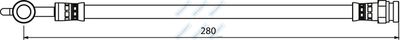 APEC Brake Hose BHO4162