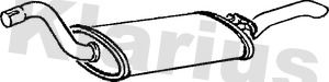 KLARIUS 230036 Глушитель выхлопных газов  для AUDI 80 (Ауди 80)