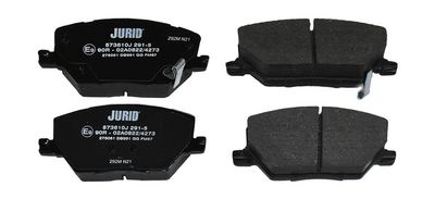 BREMSBELAGSATZ SCHEIBENBREMSE