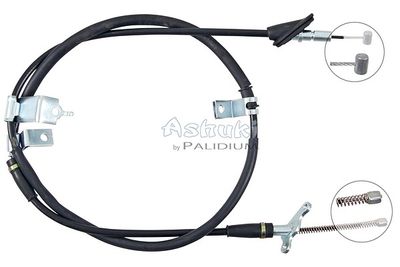 Тросик, cтояночный тормоз ASHUKI by Palidium ASH3-1211 для HONDA STREAM