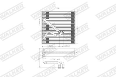 VERDAMPFER KLIMAANLAGE WALKER WEV00028 7