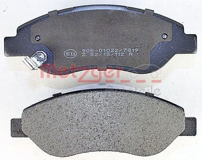 BREMSBELAGSATZ SCHEIBENBREMSE METZGER AUTOTEILE 1170655 2