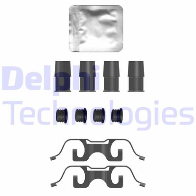Комплектующие, колодки дискового тормоза DELPHI LX0755 для MERCEDES-BENZ GLC