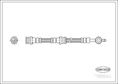 Тормозной шланг CORTECO 19032923 для MAZDA PREMACY