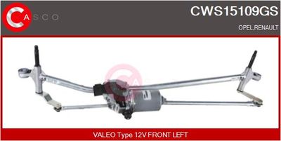 Systém čištění skel CASCO CWS15109GS