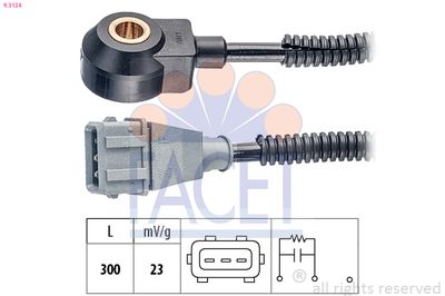 FACET Klopsensor Made in Italy - OE Equivalent (9.3124)