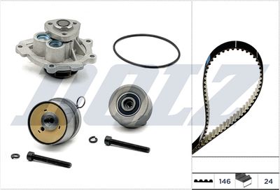 WASSERPUMPE + ZAHNRIEMENSATZ