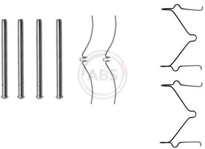 Accessory Kit, disc brake pad 1124Q