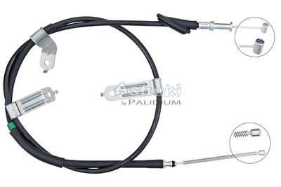 Тросик, cтояночный тормоз ASHUKI by Palidium ASH3-1025 для SUBARU FORESTER