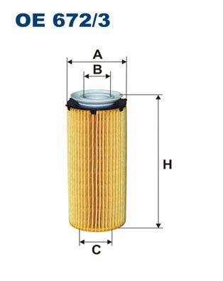 Oljefilter FILTRON OE 672/3