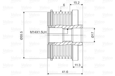 SISTEM ROATA LIBERA GENERATOR VALEO 588047 1