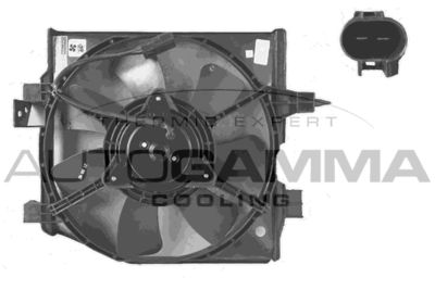 Вентилятор, охлаждение двигателя AUTOGAMMA GA228306 для MAZDA PREMACY