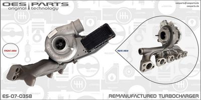 Plniace dúchadlo OES PARTS Product line OES-PARTS ES-07-0358