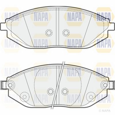 Brake Pad Set NAPA NBP1207