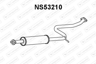 Предглушитель выхлопных газов VENEPORTE NS53210 для NISSAN 100NX