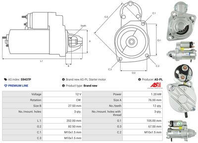 STARTER AS-PL S9437P 4