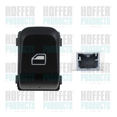 Выключатель, стеклолодъемник HOFFER 2106148 для AUDI A5