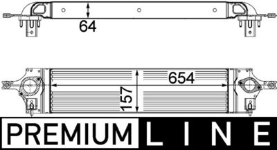 LADELUFTKüHLER MAHLE CI201000P