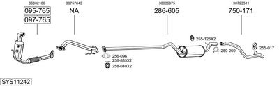 Изпускателна система BOSAL SYS11242