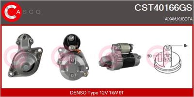 Стартер CASCO CST40166GS для AIXAM A.721
