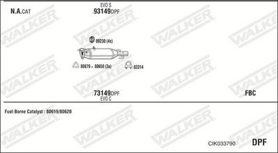 SISTEM DE ESAPAMENT WALKER CIK033790