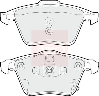 APEC Brake Pad Set, disc brake PAD1587